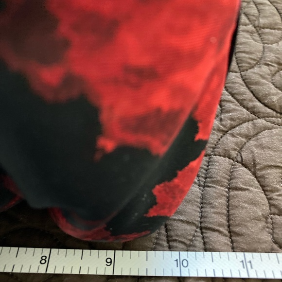 Talbots Black and Red Floral Handbag - Picture 11 of 14